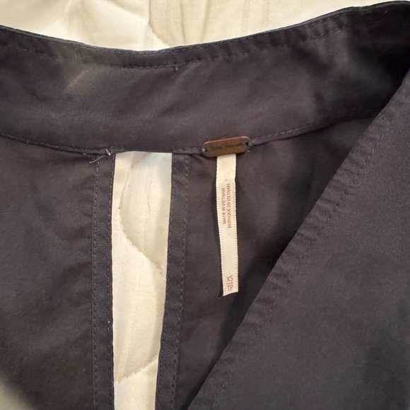 ✨ Free People Black Faux Wrap Shell – XS (Fits XS/S) ✨ - Picture 6 of 6